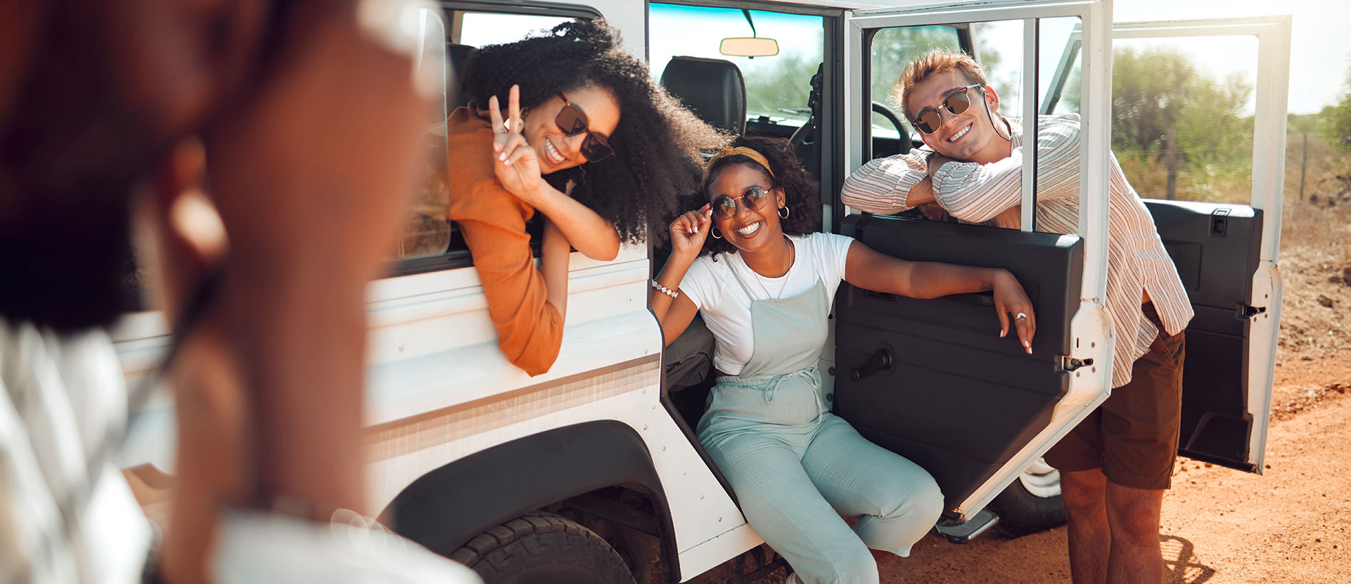 Two people looking at a computer monitor